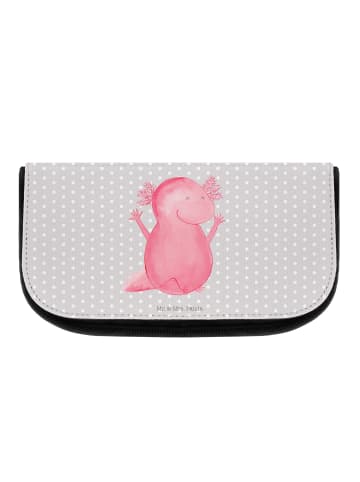 Mr. & Mrs. Panda Organizer Tasche Axolotl Hurra ohne Spruch in Grau Pastell