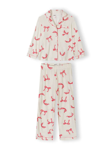 Minoti 2-tlg Pyjama 30PJ150 in weiß
