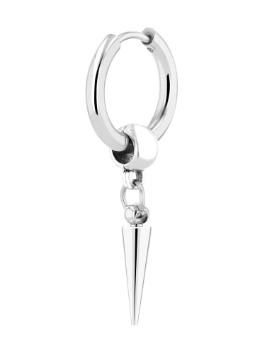 Adeliás Unisex Ohrringe aus Edelstahl in silber