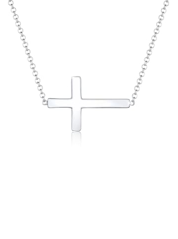 Elli Halskette 925 Sterling Silber Kreuz in Silber