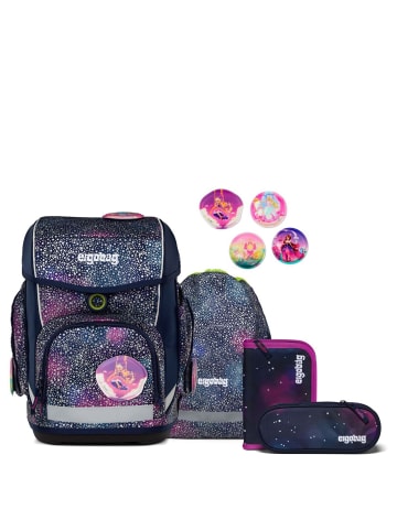 Ergobag Cubo "Super Reflex Glow" - Schulranzen Set 5tlg. Modell 2025 (Bärlaxy) in Bärlaxy