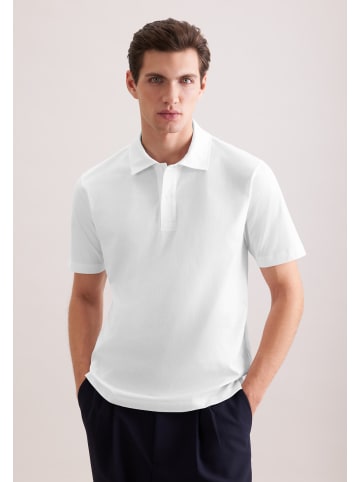 Seidensticker Polo Regular in Weiß