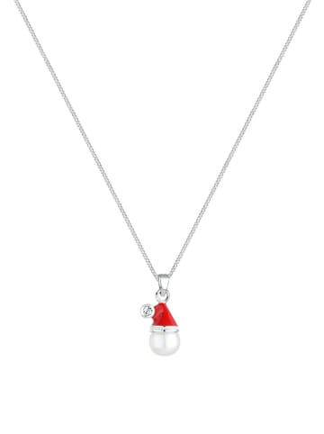 Elli Halskette 925 Sterling Silber Nikolausmütze in Rot