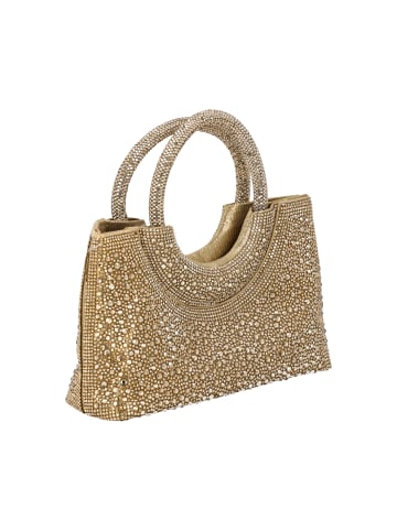 faina Women Handbag in Gold