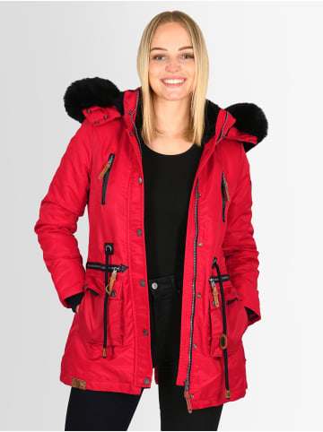 Navahoo Winterjacke B873 in Rot