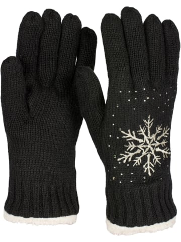 styleBREAKER Strickhandschuhe in Schwarz