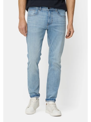 Camel Active Slim Fit 5-Pocket Jeans in Bleach Blau