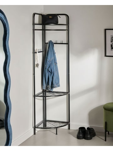 Beliani Kleiderständer LAWTON in Schwarz - (W) 53 x (H) 160 x (L) 37 cm