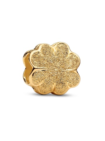 Pandora Bead-Charm Goldfarben Kleeblatt Mini