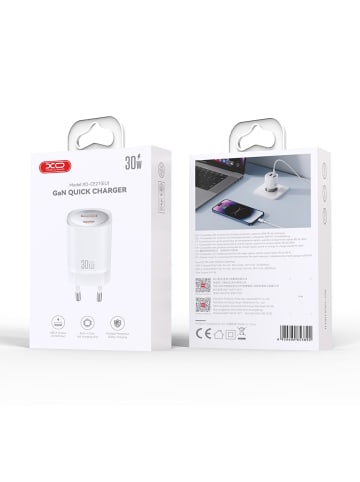 XO XO Wandladegerät CE21 PD 30W 1x USB-C 1x USB weiß