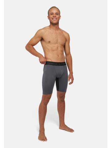 DANISH ENDURANCE Sporthose Compression Shorts in Black/Grey