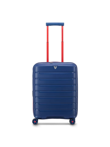 Roncato B-Flying Move 4 Rollen Kabinentrolley 55 cm mit Dehnfalte ultramarine blue