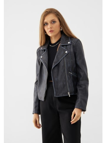 Bolongaro Trevor Lederjacke MELISSA in BLACK RUB OFF