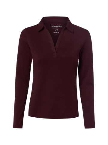 brookshire Langarmshirt in bordeaux