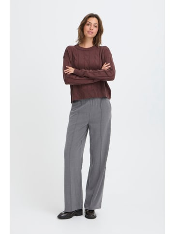 Oxmo Strickpullover OXKimni in Braun