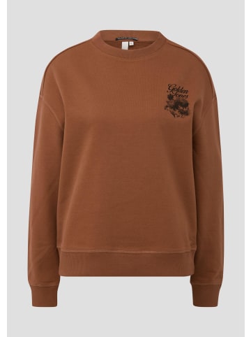 QS Sweatshirt in 88D0_zimt