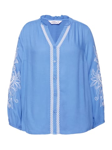 Studio Untold Hemdbluse in jeansblau