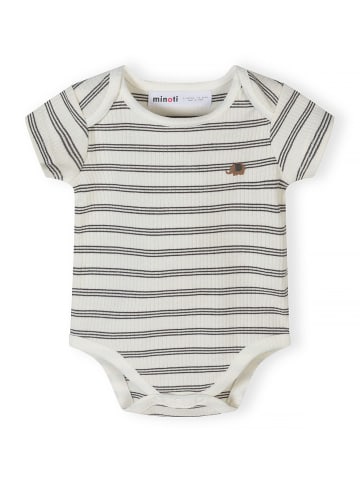 Minoti 3-er Pack Bodys NOSBABYRIB2 in weiß