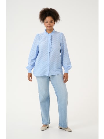 KAFFE curve Langarm - Hemd KCvitana Regular fit in Soft Chambray