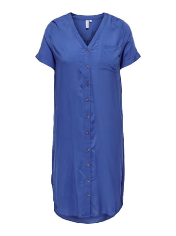 ONLY Carmakoma Hemdblusenkleid in Dazzling Blue