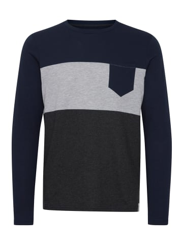 INDICODE Longsleeve IDMatheo 45632MM  Modischer Longsleeve in dunkelblau