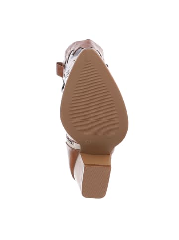 Ital-Design Stiefel in Hellbraun und Beige