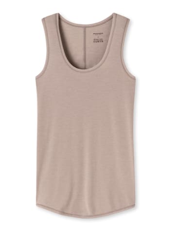 Schiesser Tanktop Personal Fit in braun