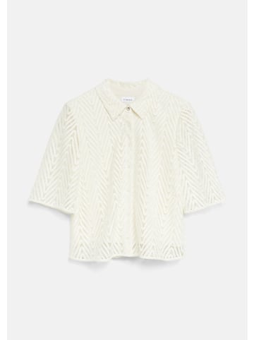comma Bluse in 0120_weiß