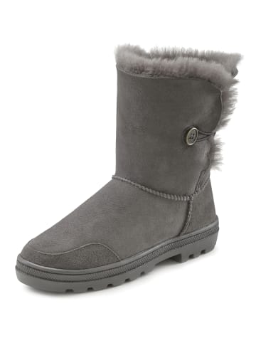 LASCANA Winterstiefel in grau