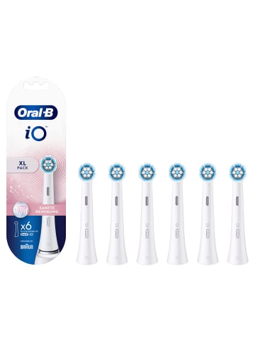 Oral-B Aufsteckbürsten "Sanfte Reinigung" in Weiß (6er-Pack)