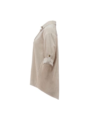 Hailys Langarmbluse in Beige