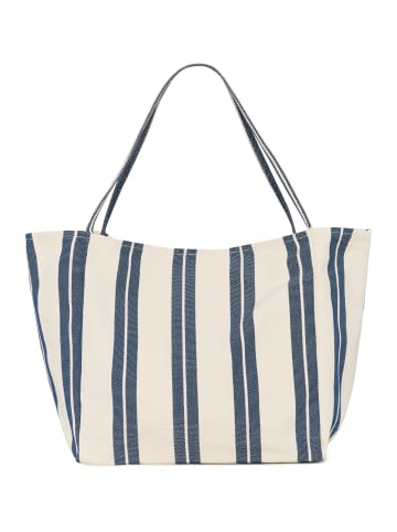 Kaffe Tasche KAsavanna in Chalk/Navy Stripe