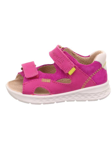 superfit Lauflernsandale LAGOON in Pink/Gelb
