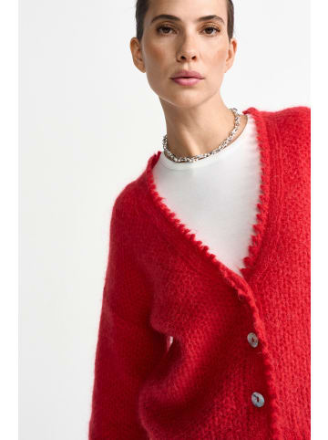 Rich & Royal Strickjacke in rot - 0001