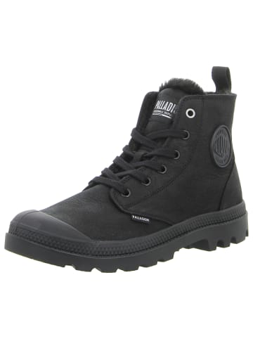 Palladium Schnürstiefelette in schwarz