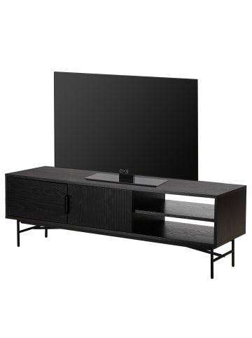 home24 TV-Lowboard KNIVS - 160 cm in Eiche Schwarz