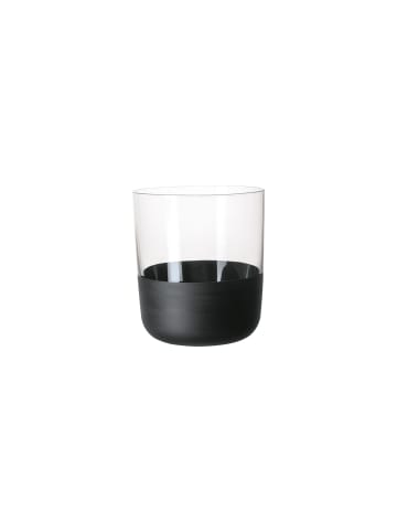 Villeroy & Boch 12er Set Bargläser Manufacture Rock in schwarz-transparent