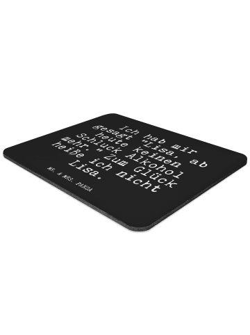 Mr. & Mrs. Panda Mouse Pad Ich hab mir gesagt... mit Spruch in Schwarz