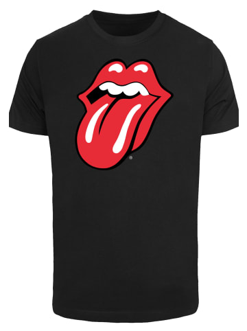 F4NT4STIC T-Shirt The Rolling Stones Rote Zunge in schwarz