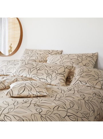 Elegante Bettwäsche Floral in beige