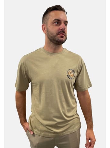 Only&Sons T-Shirt 2er-Set locker geschnitten Rundhals Kurzarm in Grau-Schwarz