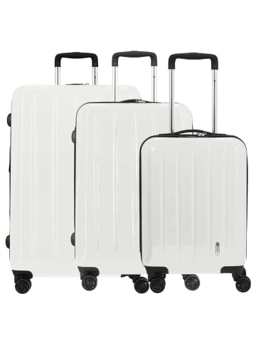 Check.In London 2.0 Trolley-Set 3tlg. in weiss