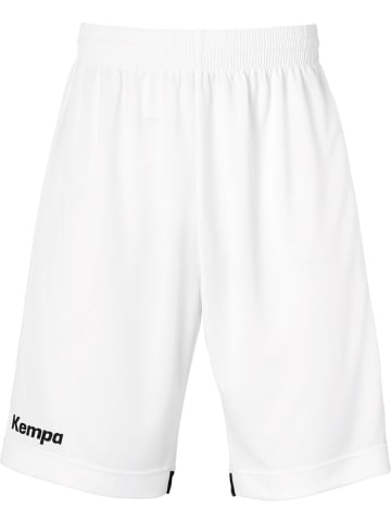 Kempa Sportshorts "Player Long Shorts" in Weiß