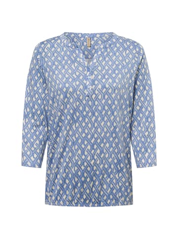 soyaconcept Langarmshirt SC-Felicity in hellblau weiß