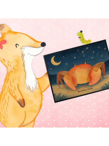 Mr. & Mrs. Panda schreibtischunterlage Sternzeichen Krebs Design... in Weiß