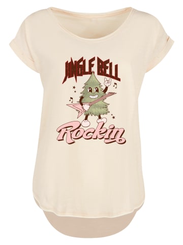 F4NT4STIC Long Cut T-Shirt Jingle Bell Rocking Weihnachten Tree in Whitesand