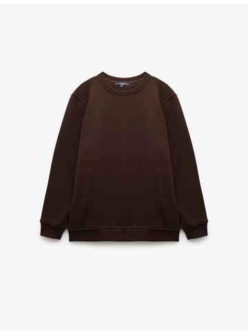 KOTON SWEATSHIRTS in Braun