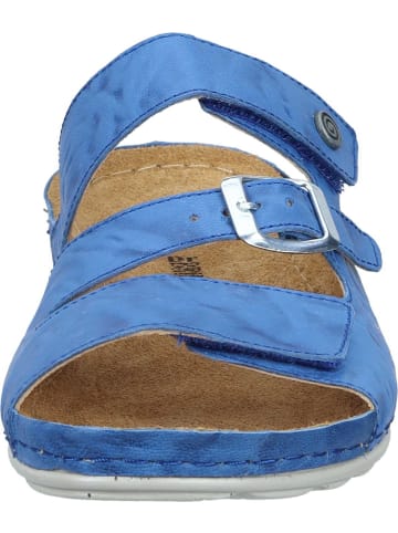 Dr. BRINKMANN Klassische Pantoletten, Komfort-Pantoletten in blau