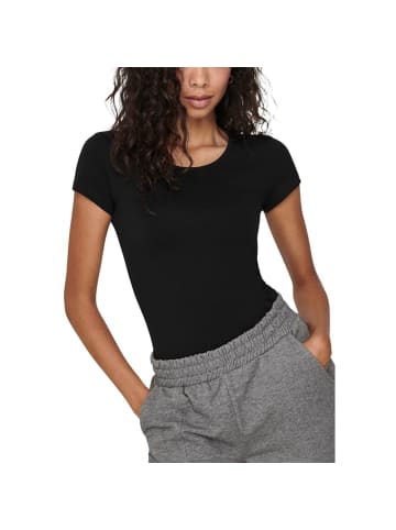 ONLY Schwarz Baumwolle T-Shirt