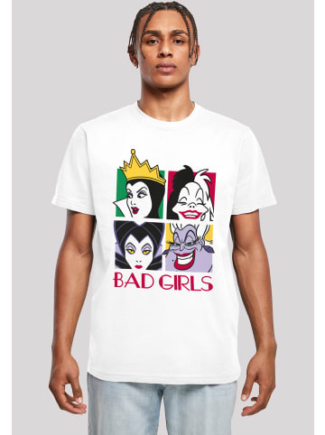 F4NT4STIC T-Shirt Disney Villains Bad Girls in weiß
